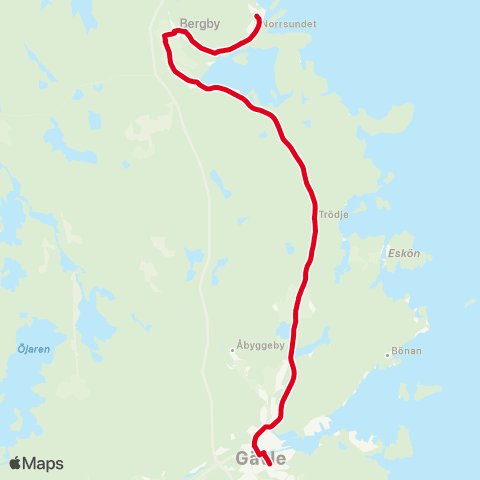 X-trafik Mumman — Norrsundet Fabriksplan map