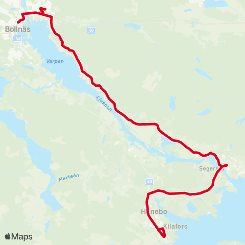X-trafik Bollnäs Resecentrum — Haneborg map
