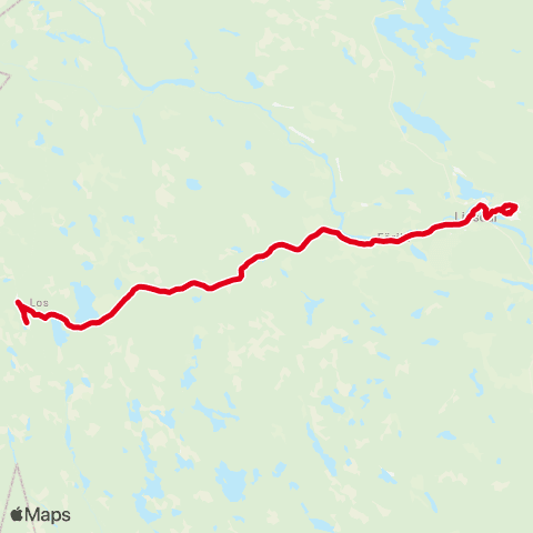 X-trafik Korskrogen — Ljusdals Resecentrum map