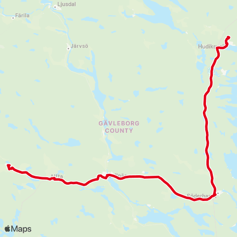 X-trafik Sommars — Solbågen map