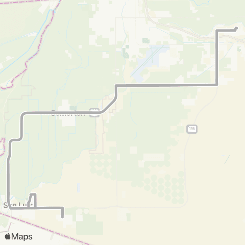 YCAT South County AWC Connector map