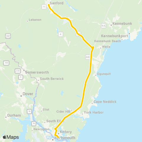 York County Community Action Corporation Sprinter map