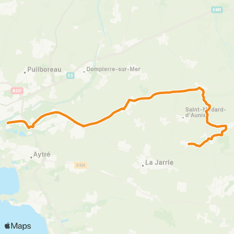 Yélo Scolaires Lycée Valin - Saint-Médard d'Aunis map