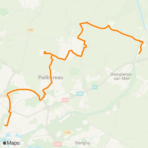 Yélo Scolaires Ly Vieljeux / Verdun - St-Xandre / Ste-Soulle via Puilboreau map