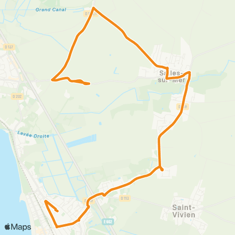 Yélo Scolaires Collège A. Malraux - Salles-sur-Mer map