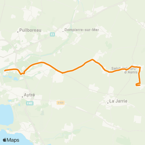 Yélo Scolaires Lycée Valin - St-Médard d'Aunis (Renfort) map