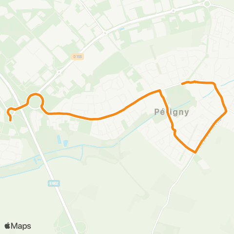 Yélo Scolaires Collège Fabre d'Églantine - Périgny (O. et S.) map