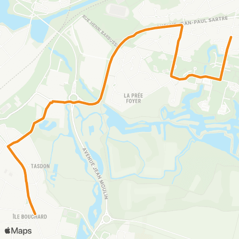 Yélo Scolaires Collège A. Camus - Villeneuve map