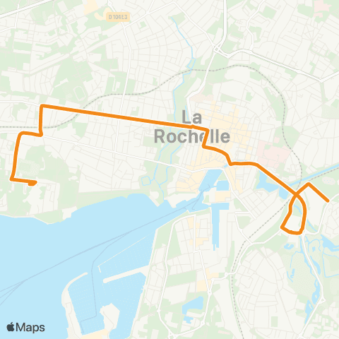 Yélo Scolaires Navette Lycée St-Exupéry - Lycée Valin map