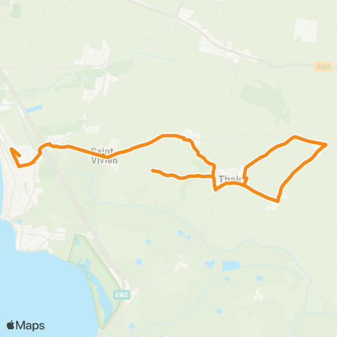 Yélo Scolaires Collège A. Malraux - Thairé map