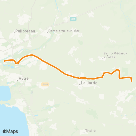 Yélo Scolaires Lycée Valin - St-Christophe via Clavette map