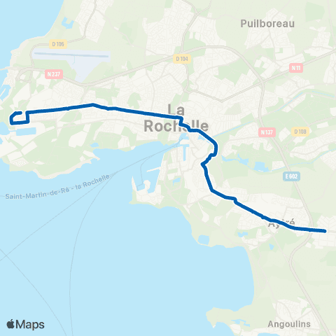 Yélo Illico la Pallice / Laleu - Aytré Belle Aire map