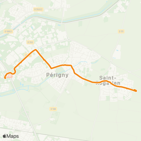 Yélo Scolaires Collège Fabre d'Églantine - St-Rogatien map