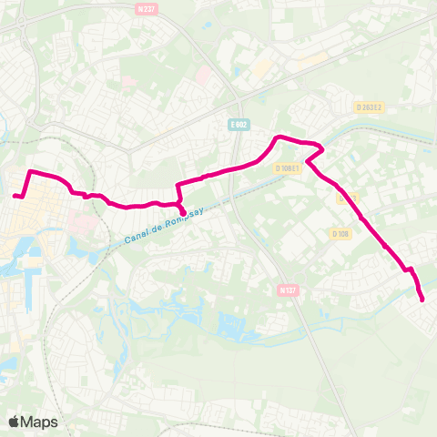 Yélo Pl. de Verdun - Périgny / Dompierre Chagnolet map