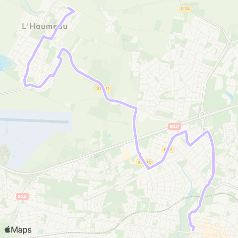 Yélo L'Houmeau - Place de Verdun map