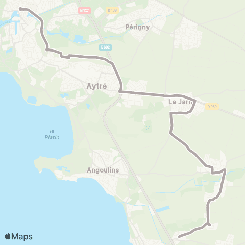 Yélo Salles-s/-Mer / la Jarne - Dames Blanches map