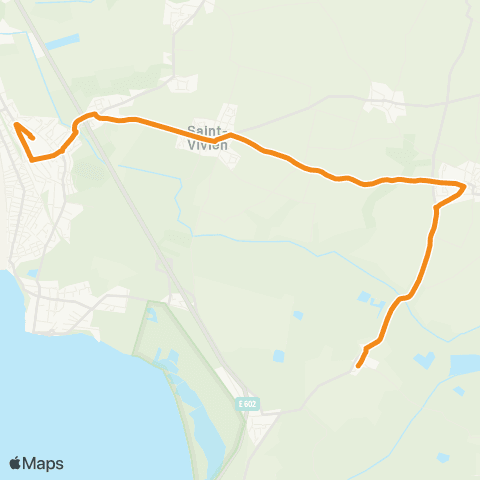 Yélo Scolaires Collège A. Malraux - Yves via Thairé map