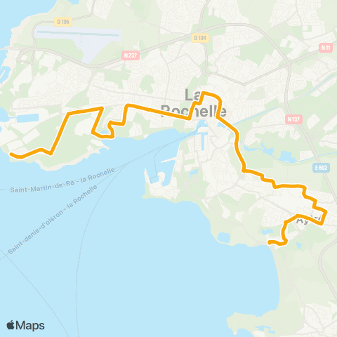 Yélo Chef de Baie / Port-Neuf - Aytré P+R S. Veil / Aytré Plage map