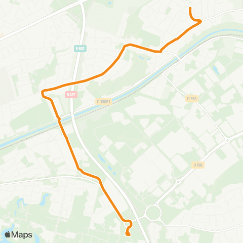 Yélo Scolaires Collège Fabre d'Églantine - Périgny Rompsay map