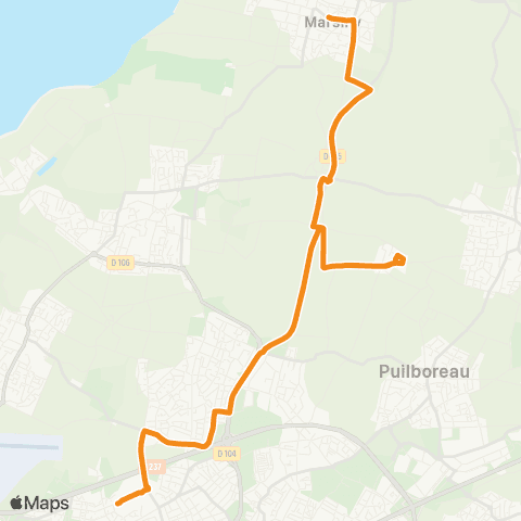 Yélo Scolaires Collège J. Guiton - Marsilly via le Payaud map