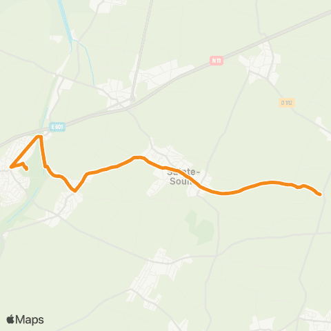 Yélo Scolaires Collège M. Chagall - Sainte-Soulle map