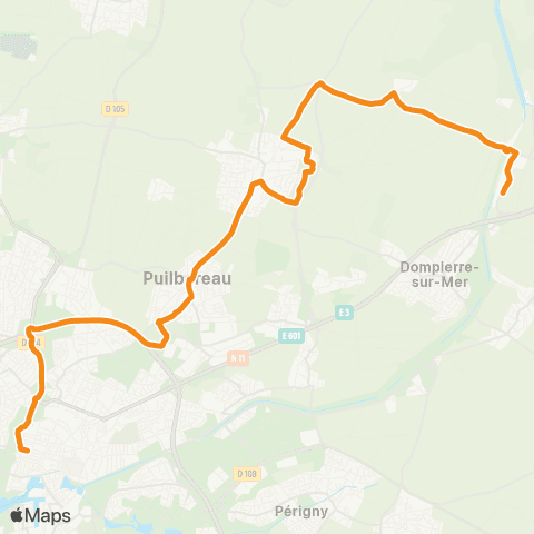 Yélo Scolaires Ly Vieljeux / Pl Verdun - St-Xandre / Ste-Soulle map