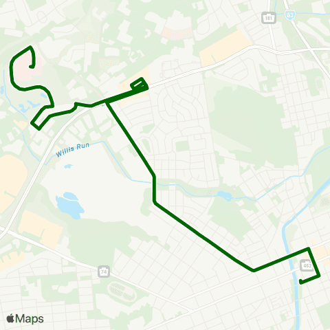 rabbittransit York/Adams Northwest Plaza / Upmc Hospital map