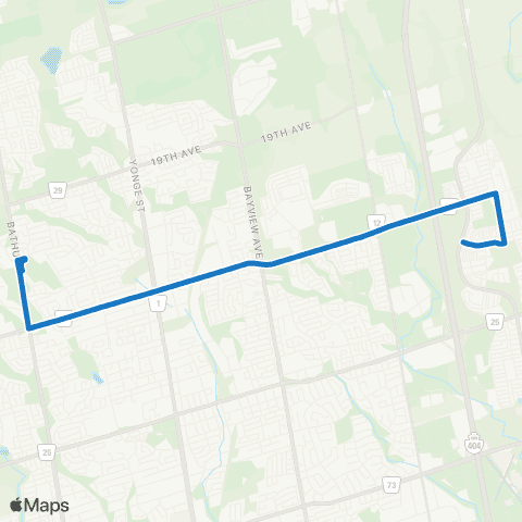YRT Elgin Mills map