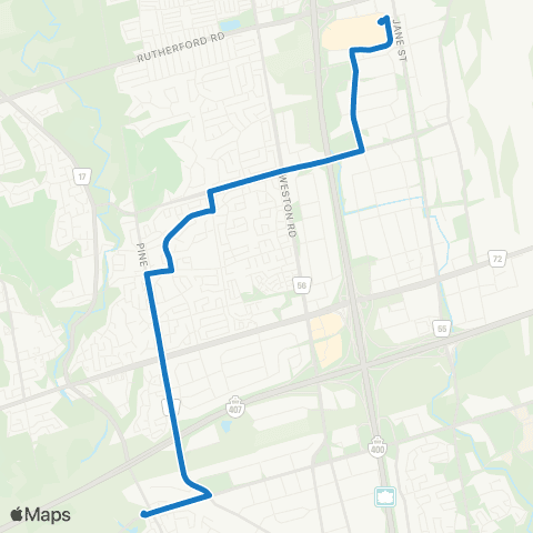 YRT Pine Valley map