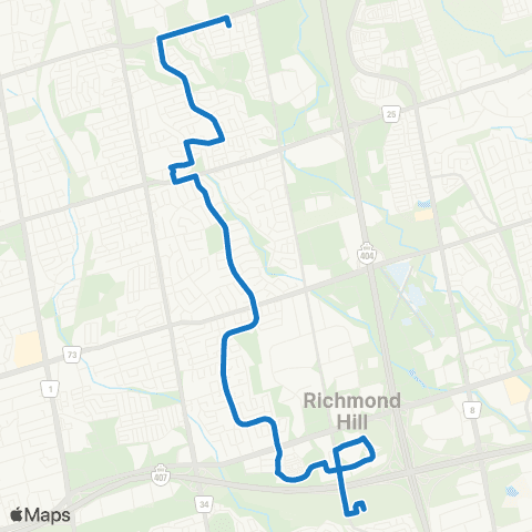 YRT Valleymede map