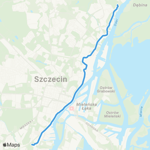 ZDiTM Szczecin Gocław - Pomorzany map