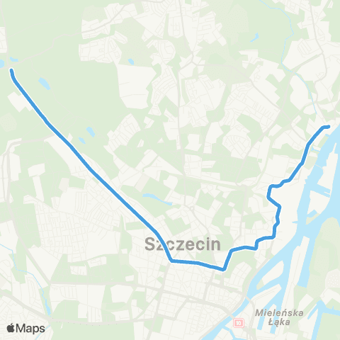 ZDiTM Szczecin Głębokie - Potulicka map