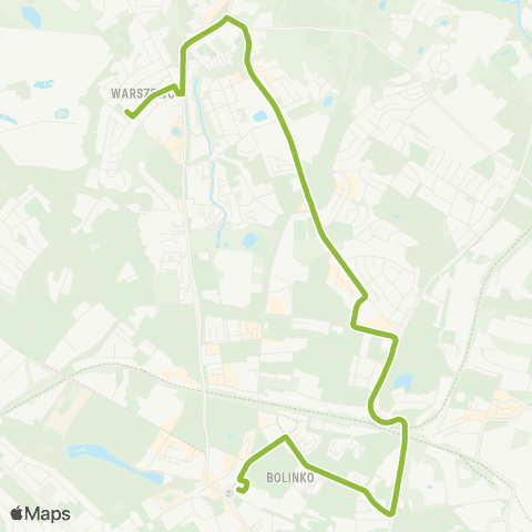 ZDiTM Szczecin Kołłątaja - Warszewo map