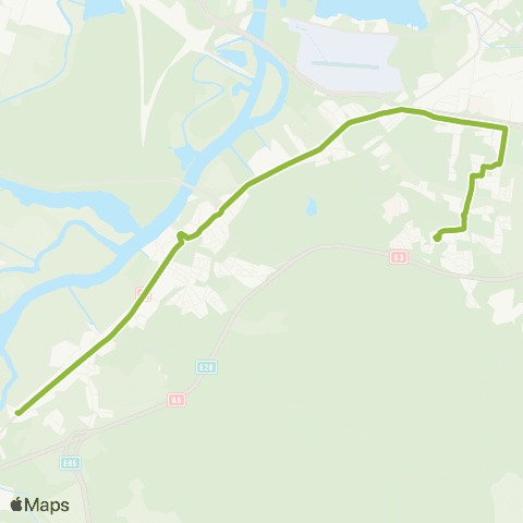 ZDiTM Szczecin Osiedle Bukowe - SKM Podjuchy ( - Klucz) map