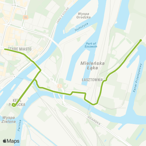 ZDiTM Szczecin Brama Portowa - Logistyczna map