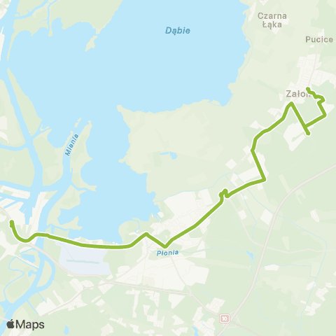 ZDiTM Szczecin Basen Górniczy - Osiedle Kasztanowe map