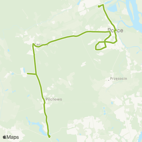 ZDiTM Szczecin Głębokie - Police Rynek / Zakłady Chemiczne map