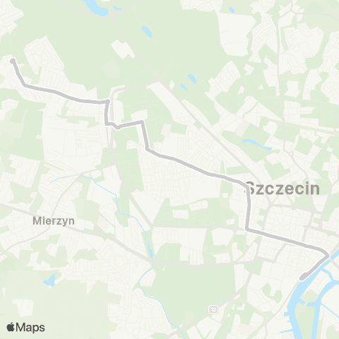 ZDiTM Szczecin SKM Dworzec Gł. (Kolumba) - Klonowica Zaj. / Bezrzecze map