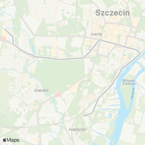 ZDiTM Szczecin Maczka - Pomorzany map