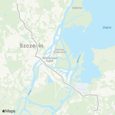 ZDiTM Szczecin Osiedle Bukowe - Osów map