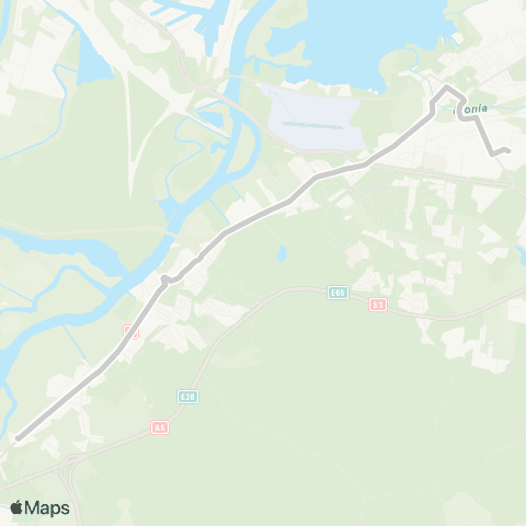 ZDiTM Szczecin SKM Dąbie (Stacyjna) - Klucz map