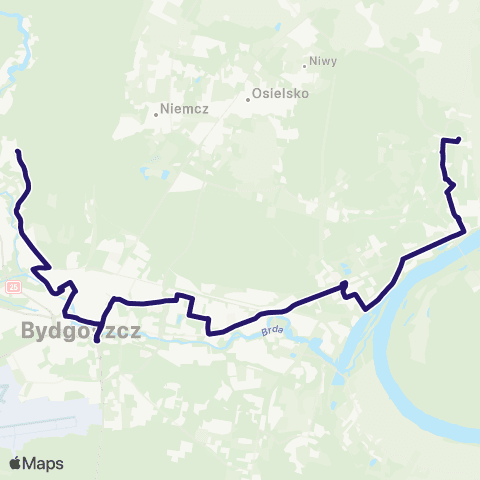 ZDMiKP Bydgoszcz Piaski — Błonie map