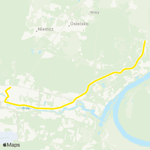 ZDMiKP Bydgoszcz Łoskoń — Rycerska map