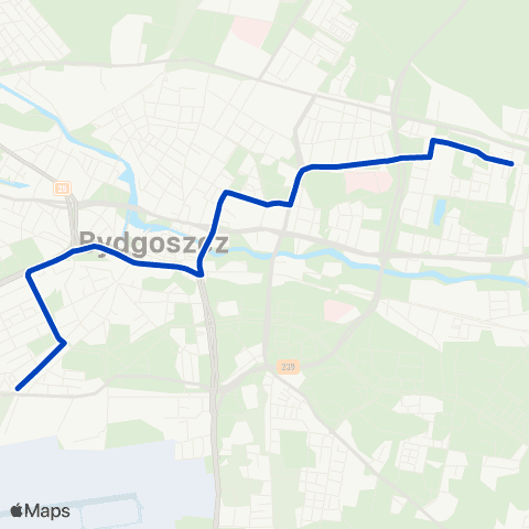 ZDMiKP Bydgoszcz Skorupki — Morska map