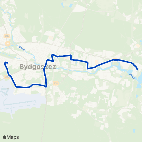 ZDMiKP Bydgoszcz Barwna — Przemysłowa map