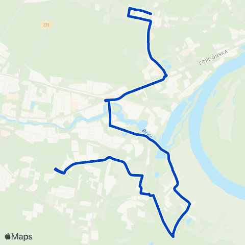 ZDMiKP Bydgoszcz Kapuściska — Eskulapa map