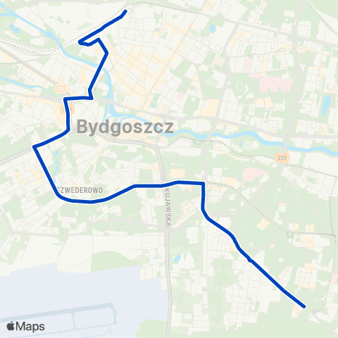 ZDMiKP Bydgoszcz Rycerska — Glinki map