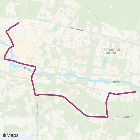 ZDMiKP Bydgoszcz Rycerska — Glinki map