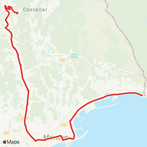 Zest Résédas - Gare rout. - Marché - Frontière map