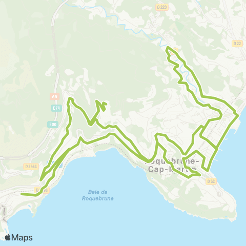 Zest Vieux Roquebrune - St-Roman - Mairie - Carnolès - Peglion - Vieux Roquebrune map